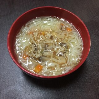 【離乳食 完了期】寒い朝に♡きのこあんかけうどん